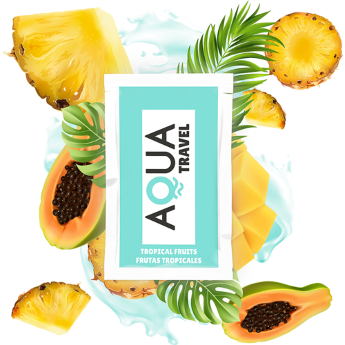 Lubrifiant Aqua Travel 6 ML - Saveur fruits tropicaux