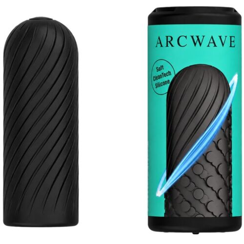Masturbateur ARCWAVE GHOST réversible en silicone noir
