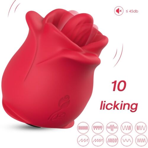 Vibromasseur Suceur ARMONY ROSE 10 modes