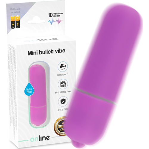Mini vibrateur ONLINE - 10 modes de vibration puissants