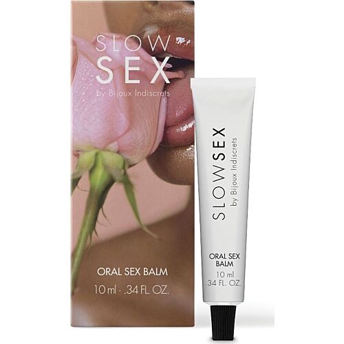 Baume SLOW SEX Bijoux pour Sexe Oral 10 ml - Goût Coco