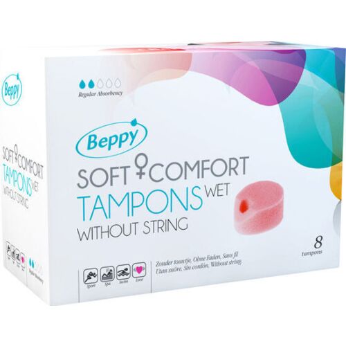 Tampons lubrifiés Beppy Soft Comfort pour activités sans interruption