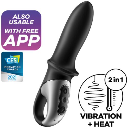 Vibrateur Anal Satisfyer Hot Passion avec Fonction de Chaleur