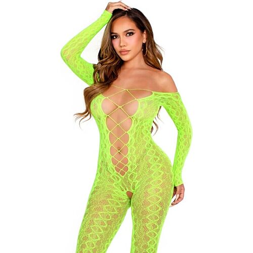 Bodystocking Leg Avenue sans entrejambe au design serpent