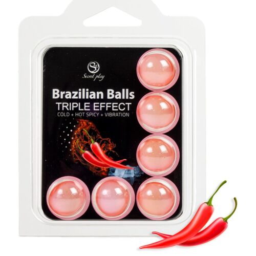 Balles Brésiliennes SECRETPLAY Triple Effet