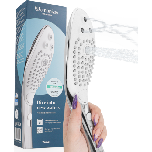 Cabezal de ducha Womanizer Wave avec fonction stimulante