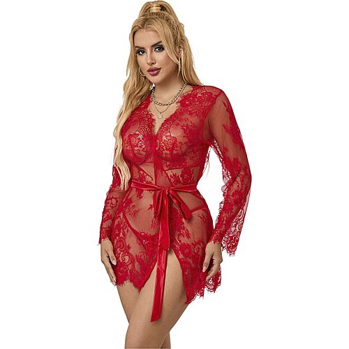 Ensemble de lingerie sexy SUBBLIME Chemisier de nuit dentelle