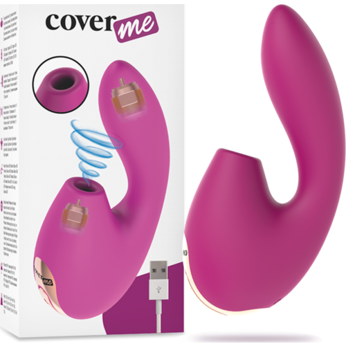 Succionateur et vibromasseur COVERME G-SPOT RUSH - Double stimulation
