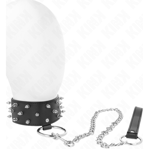 Collier avec Laisse KINK Modèle 5 Ajustable 36-43 cm