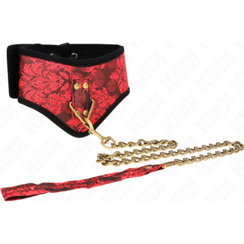 Collier KINK SCANDAL avec Correa de Dentelle 75 cm