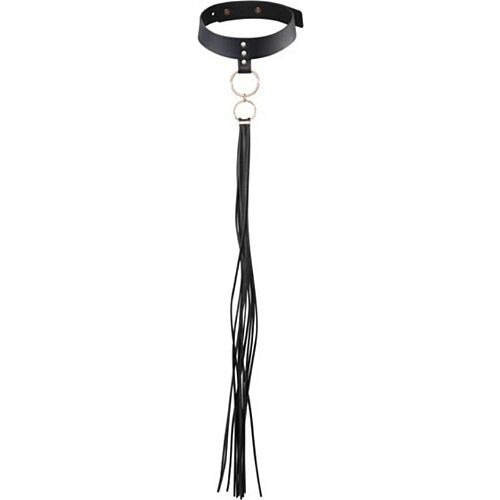 Collier bondage Bijoux Indiscrets Maze avec franges