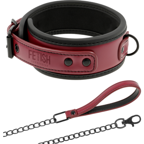 Collier Bondage FETISH SUBMISSIVE DARK ROOM avec chaîne
