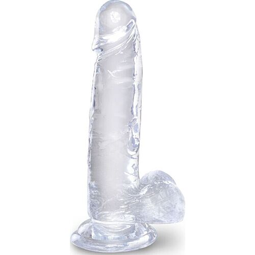 Dildo réaliste KING COCK Clear 15,2 cm