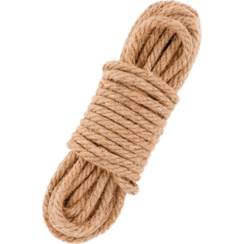 Corde de bondage Darkness 5 m en jute pour domination