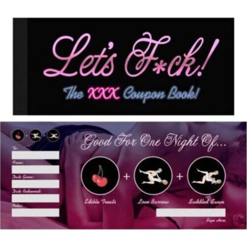 Jeux Préliminaires KHEPER GAMES Let's F*ck Coupons - 20 coupons pour aventures sexuelles