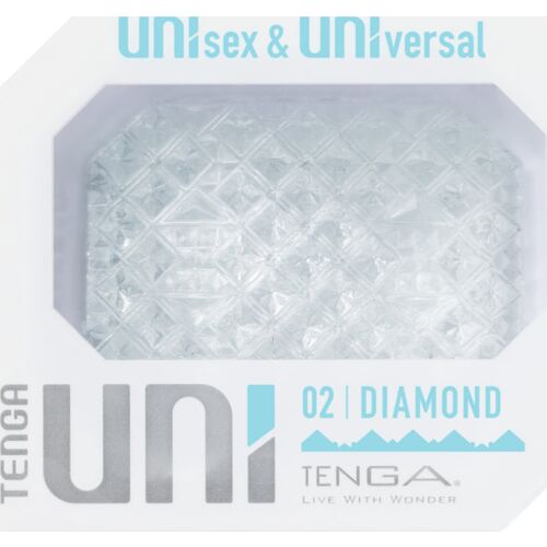 Masqueur Tenga UNI DIAMOND pour stimulation intense