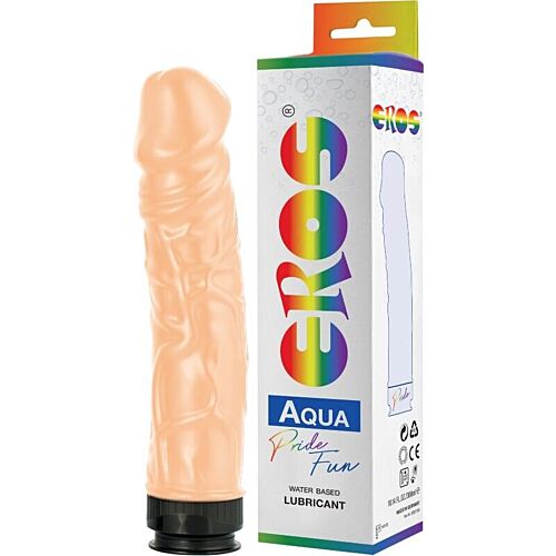 Dildo PRIDE EROS AQUA avec lubrifiant intégré