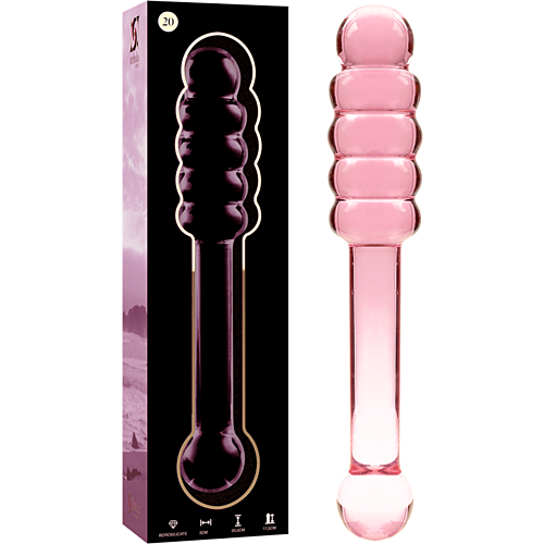 Dildo NEBULA SERIES BY IBIZA Modèle 20 en cristal borosilicate
