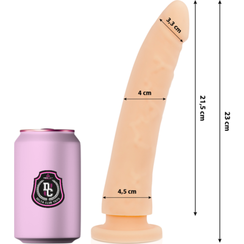 Dildo DELTACLUB 23 cm en silicone médicale