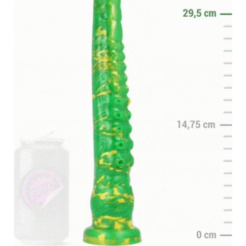 Dildo EPIC Hylos Destello Vert avec design ergonomique