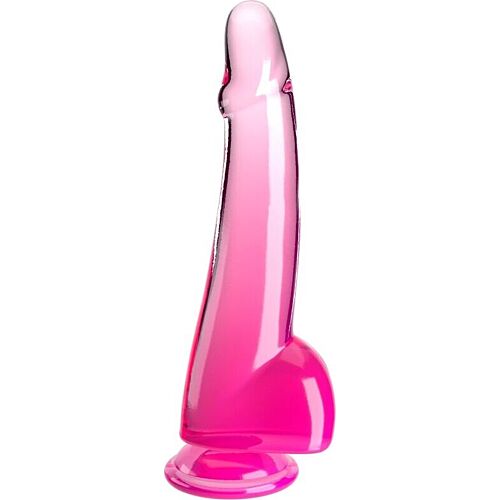 Dildo King Cock 19 cm avec testicules pour arnes