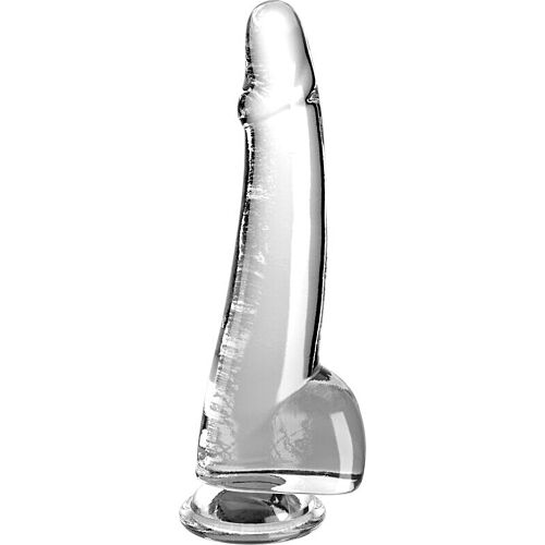 Gode King Cock 19 cm avec testicules et base ventouse