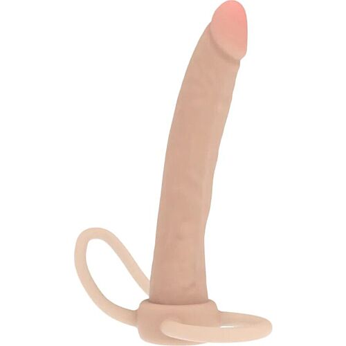 Dildo anal Get Real Double Trouble 16 cm en silicone