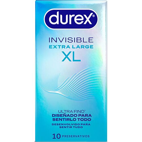 Préservatifs Durex Invisible XL - Ultra Fins pour Sensations Optimales