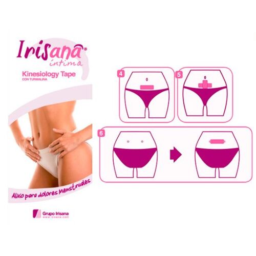 Ruban Kinesiology IRISCUP pour soulagement des douleurs menstruelles
