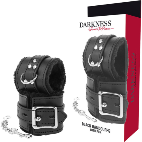 Menottes BDSM Darkness - Ajustables et confortables