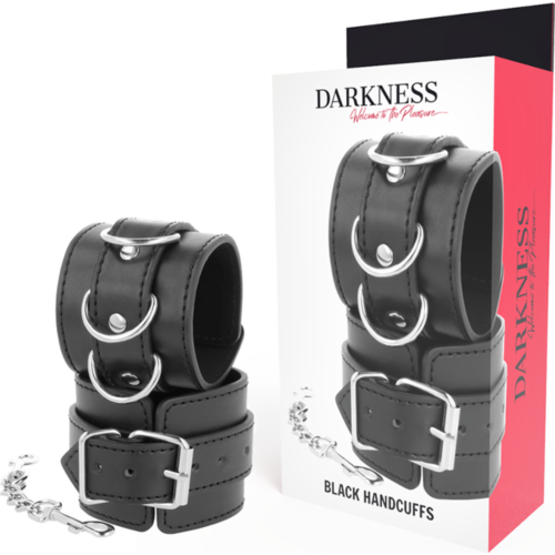 Menottes DARKNESS - Confort ajustable pour les jeux intimes