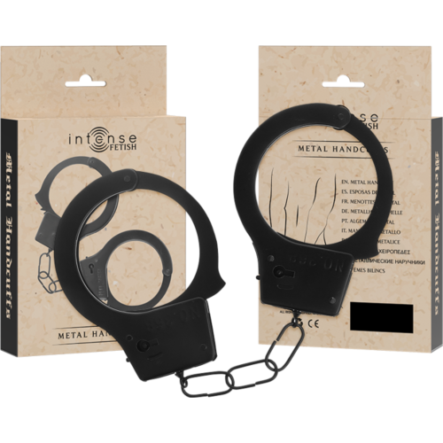 Menottes en Métal INTENSE FETISH | Ajustement Recommandé et Sécurisé