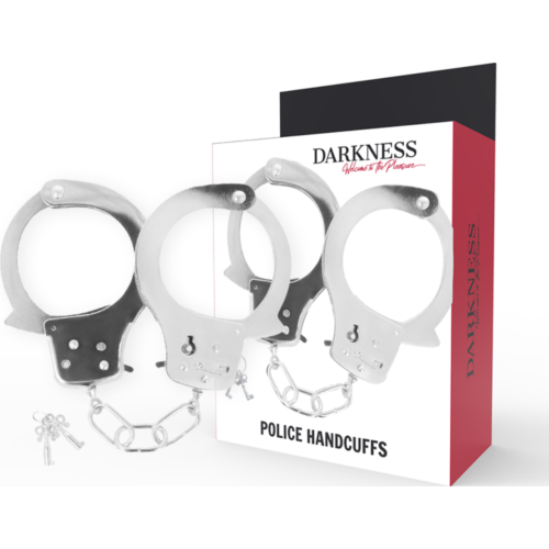 Esposas metal Darkness avec chaîne | Résistance et sécurité