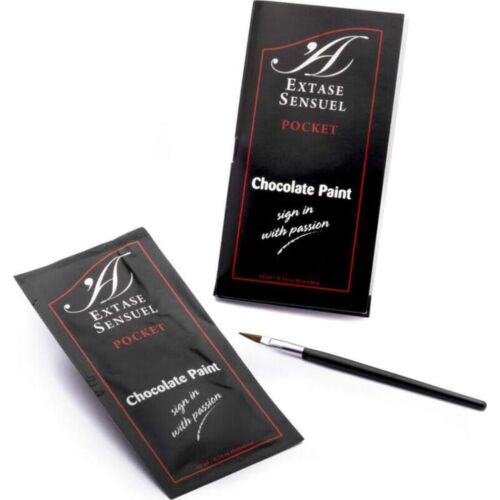 Pintura corporelle comestible EXTASE SENSUAL au chocolat