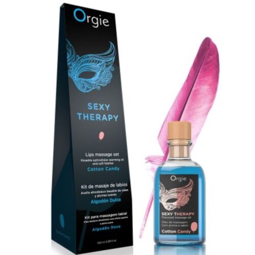 Kit de Massage Orgie Cotton Candy avec Effet Chaleur
