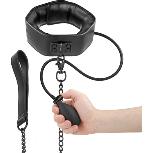 Collier Bondage Inflable FETISH SUBMISSIVE avec tirador