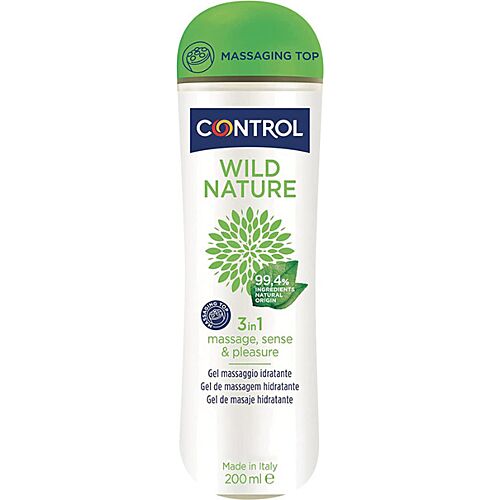 Gel de massage Control Lubes Wild Nature 3 en 1 200 ml