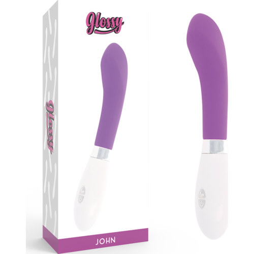 Vibrateur G Glossy John avec courbe naturelle
