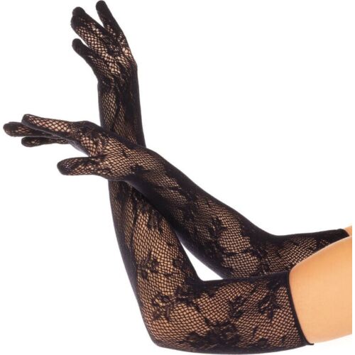 Gants de lingerie LEG AVENUE en résille florale