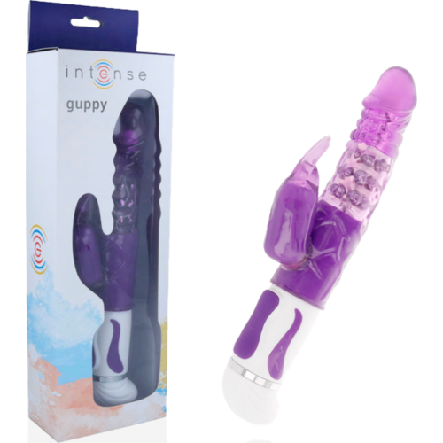 Vibrateur Rabbit INTENSE FUN Guppy avec 12 modes