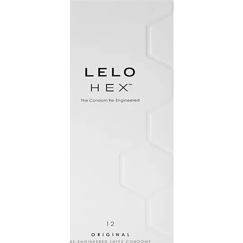 Préservatifs Lelo Hex 12 Uds avec design hexagonal