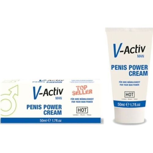 Crème d'augmentation d'érection HOT V-ACTIV 50 ml