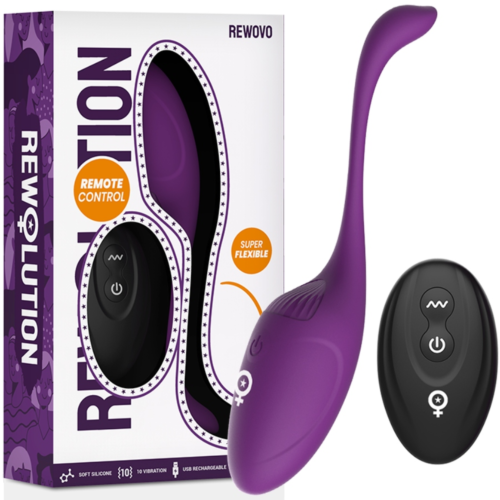 Vibrateur REWOLUTION REWOVO avec télécommande et 10 modes