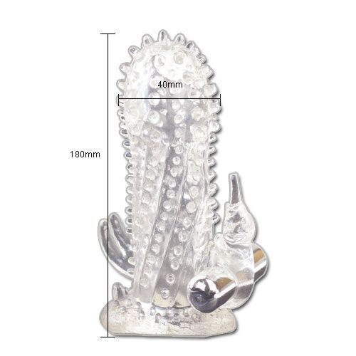 Extension Pénis Vibrant BAILE Brave Man pour Couples