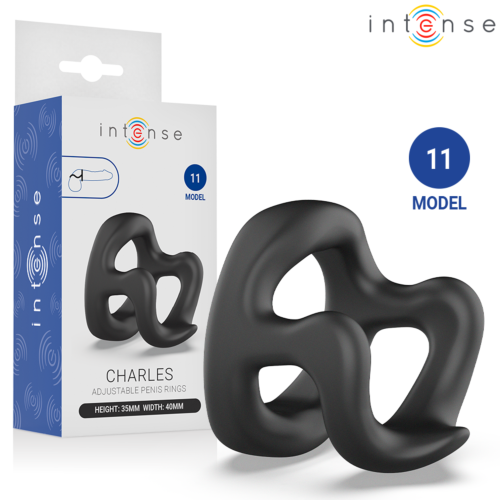 Anneau INTENSE Charles - Design en H pour stimulation