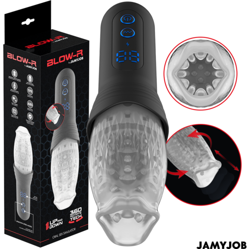 Masturbateur JAMYJOB BLOW-R avec 9 fonctions et moteurs puissants