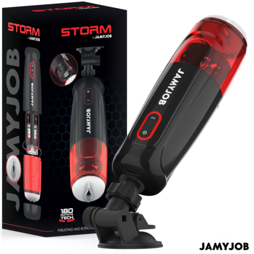 Masturbateur automatique JAMYJOB STORM avec 10 modes de stimulation