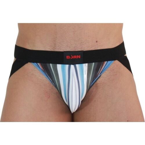 Jockstrap BURN 009 Multicolore Noir XL - Confort et Fantaisie