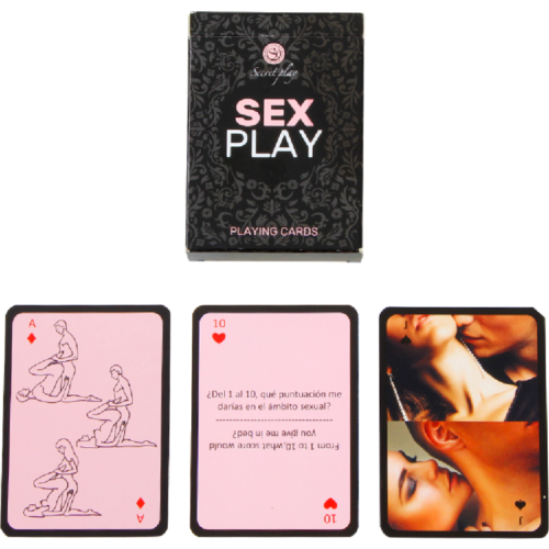 Jeu érotique SECRETPLAY – Sex Play 55 cartes (ES/EN)