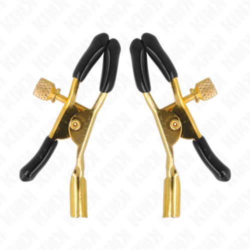 Pinces à tétons KINK GOLD 6 cm pour stimulation